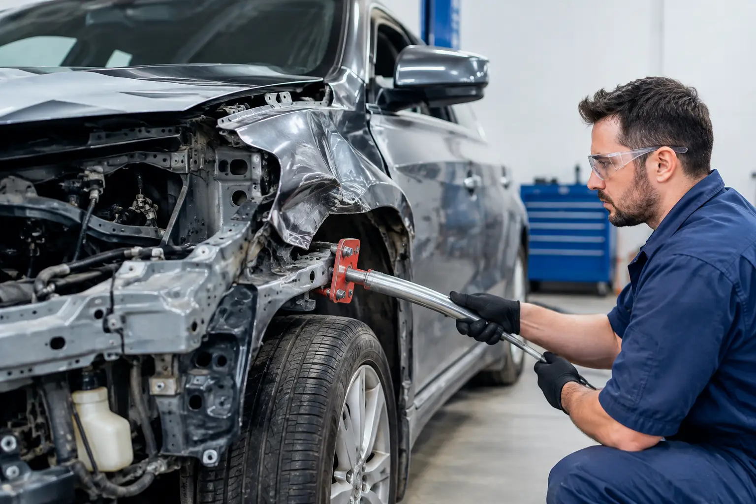 Frame Straightening After an Accident in Flint